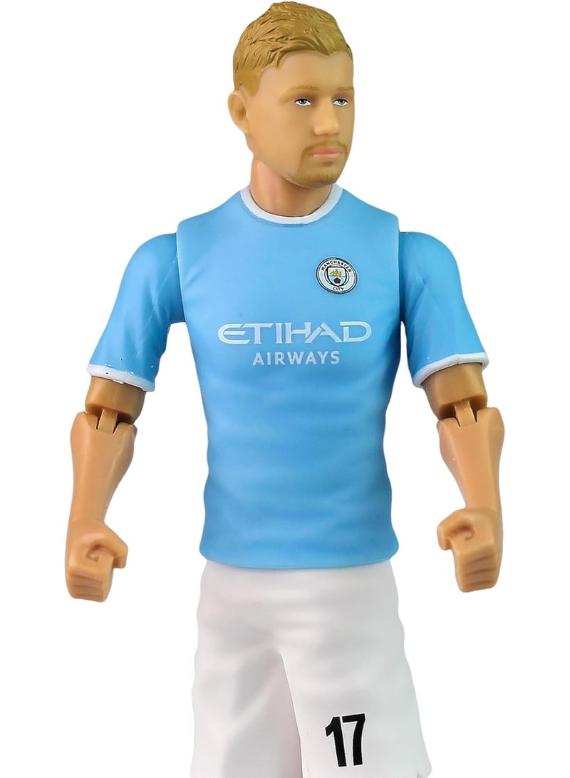 Sockers- Manchester City F.C. Kevin De Bruyne 8" Collectible Soccer Action Figure - Image 5